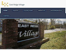 Tablet Screenshot of eastridgevillage.com